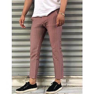 Men's Dress Pants Trousers Suit Pants Pocket Plain Comfort Breathable Outdoor Daily Going out Fashion Casual Black Red miniinthebox Men's Dress Pants Trousers Suit Pants Pocket Plain Comfort Breathable Outdoor Daily Going out Fashion Casual Black Red miniinthebox