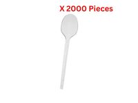 Hotpack Plastic Clear Normal Spoon 2000 Pieces - CDSP