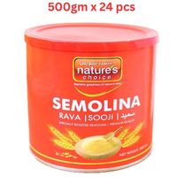 Natures Choice Semolina In Tin, 500 gm Pack Of 24 (UAE Delivery Only)