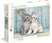 Clementoni Adult Puzzle Best Friends Cat & Bunny 500Pcs (6800000243) Clementoni Adult Puzzle Best Friends Cat & Bunny 500Pcs (6800000243)