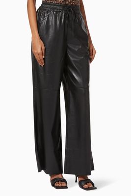 Better Than Leather Wide Leg Pants Better Than Leather Wide Leg Pants