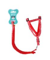 For Pet Dog Leash With Harness Red For Dog - Small