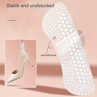 4pairs Silicone Heel Grips, Anti-Slip and Anti-Blister Shoe Heel Pads for Women's High Heels, Half-Size Shoe Insoles for Resizing Shoes, Heel Inserts for Shoe Backs Lightinthebox