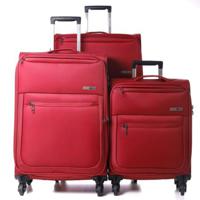 PARA JOHN PJTR3116 Polyester Soft Trolley Luggage Set, RED