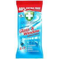 Green Shield Quick Drying Glass Window Surface Wipes 70s