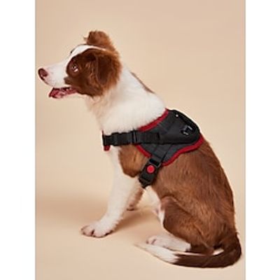 Dog Cat Harness Mesh Harness Foldable Vest Adjustable Flexible Durable Escape Proof Safety Portable Safety Sports Adjustable Outdoor Walking Camouflage Solid Colored Polyester Small Dog Medium Dog Lightinthebox