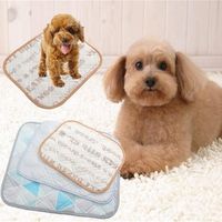 Washable Pet Dog Cat Bed Mat Self Cooling Summer Heat Relief Sleeping Pad 3 Size