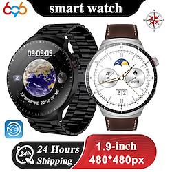 696 S80MAX Smart Watch 1.9 inch Smartwatch Fitness Running Watch Bluetooth Pedometer Call Reminder Sleep Tracker Compatible with Android iOS Men Hands-Free Calls Message Reminder IP 67 46mm Watch Case Lightinthebox