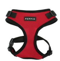 Puppia Ritefit Harness Red Extra Large Neck 16.5, Chest 22.0 - 32.0 inch