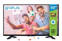 GRATUS 50 Inch UHD LED 4K Smart TV Android Smart 9.0 - GASLED50ACDHD