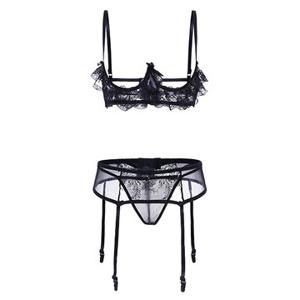 Three Point Type Garter Belt Set