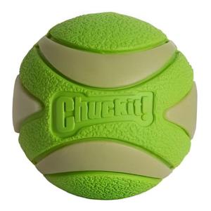 Chuckit! Dog Toy Max Glow Ultra Squeaker Ball - Medium (1 Pack)