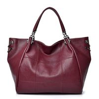 Retro Large Capacity PU Leather Handbag