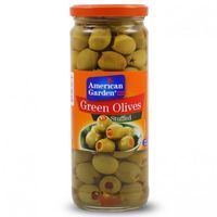 American Garden Green Olives Stuffed 450gm (717273701779)