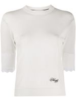 Philosophy Di Lorenzo Serafini 3/4 sleeves logo pullover - White - thumbnail