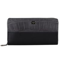 Dolce Gabbana Elegant Textured Leather Zip-Around Wallet (VAS12506)