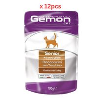 Gemon Cat Wet Food, Pouches Sterelized With Turkey 100gm (Pack of 12) - thumbnail