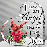 Red Memorial Cardinal Gift Condolence Gift Mom In Heaven Christmas Cardinal Memorial Gifts Christmas Present Commemorative Decorative Gif Remembrance Gifts (Mom) Christmas Gift Lightinthebox
