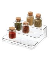 Inter Design Crisp Tiered Spice Rack Clear - thumbnail