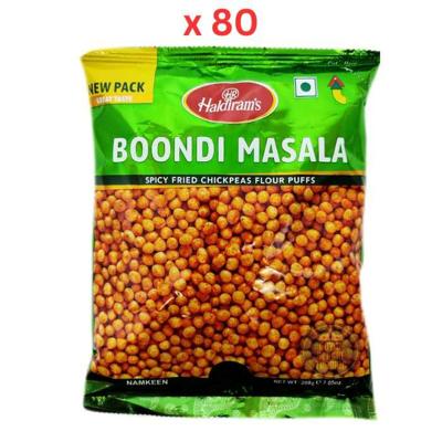 Haldirams Masala Boondi Namkeen - 200 Gm - Pack Of 80