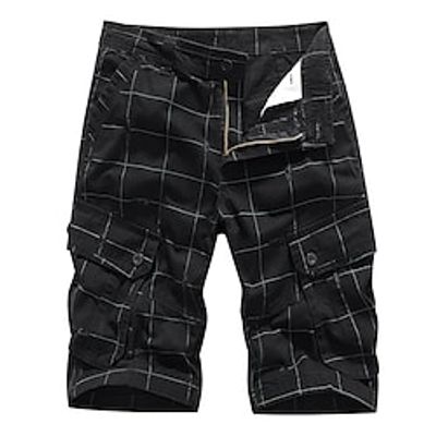 Men's Casual Classic Shorts Cargo Shorts Work Shorts Multi Pocket Short Pants Daily Micro-elastic Stripe Outdoor Mid Waist Black Gray Army Green Khaki Deep Blue 30 32 34 36 38 / Summer miniinthebox Men's Casual Classic Shorts Cargo Shorts Work Shorts Multi Pocket Short Pants Daily Micro-elastic Stripe Outdoor Mid Waist Black Gray Army Green Khaki Deep Blue 30 32 34 36 38 / Summer miniinthebox