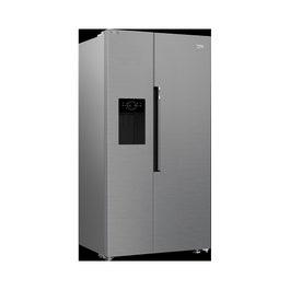 Beko GNE753DIX Side-by-Side Refrigerator, 664L, Stainless Steel