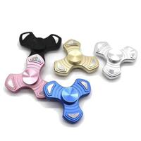 EDC Tri-Spinner Fidget Rotating Hand Spinner Toy Alloy Fingertips Fingers Gyro Reduce Stress - thumbnail