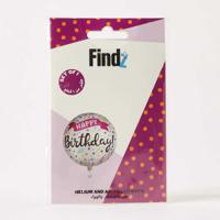 Findz Happy Birthday Print Foil Balloon