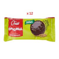 Santiveri Originals Milk Coated Digestive Biscuits, 85GX12