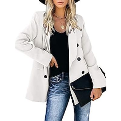 Women's Blazer Formal Business Office Blazer Suit Spring Jacket Summer Long Sleeve Fall Lightinthebox