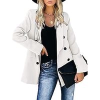 Women's Blazer Formal Business Office Blazer Suit Spring Jacket Summer Long Sleeve Fall Lightinthebox - thumbnail