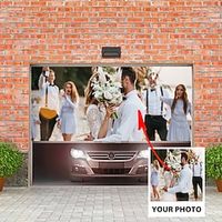 Customized Outdoor Garage Door Cover Banner Create with Your Photo for Home Wall Decorations Event Party Parade Lightinthebox - thumbnail