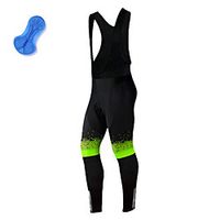21Grams Men's Cycling Bib Tights Spandex Bike Bib Tights Quick Dry Moisture Wicking Sports Polka Dot Green  Red  Blue Mountain Bike MTB Road Bike Cycling Clothing Apparel Bike Wear  Stretchy Lightinthebox - thumbnail