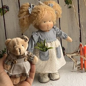 Waldorf Doll Artist Handmade Skirt Dressing Doll DIY Doll Children's Gift Lightinthebox