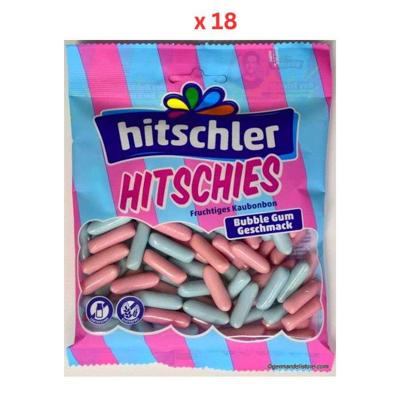 Hitschies Bubble Gum Flavour Chewy Candy 18x140g