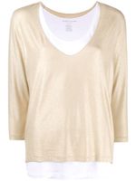 Majestic Filatures shimmering layered top - GOLD