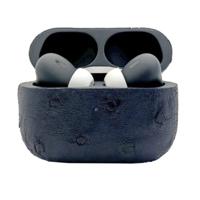 Customized Apple AirPods Pro 3 Leather Ostrich Navy