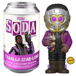 Funko Viny Soda What If - T Challa Star- Lord With A Chance Of Chase Figure