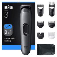 Braun All-in-One Series 3 8-in-1 Grooming Kit, Ultra Sharp Blade, 14 Lengths - AIO3540