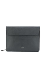 Pineider zip-around folio bag - Black