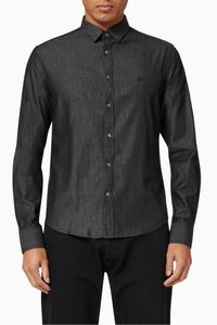 EA Micro Eagle Denim Shirt
