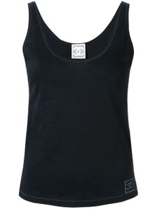 Chanel Pre-Owned Sports Line logo tank top - Black