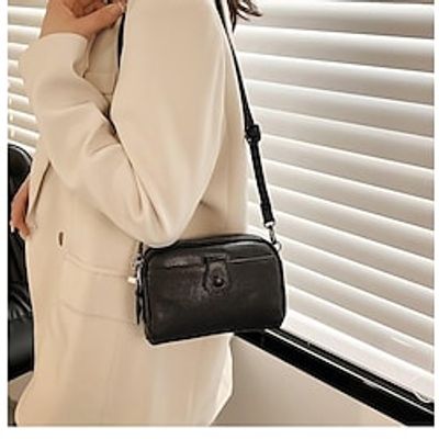 mini bag new top layer cowhide bag shoulder messenger small bag female japanese and korean version fashion casual wild style candy color Lightinthebox
