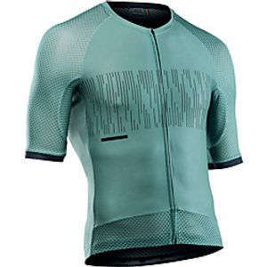 21Grams Men's Short Sleeve Cycling Jersey Summer Spandex Polyester Dark Grey Black Grey Bike Jersey Top Mountain Bike MTB Road Bike Cycling Quick Dry Moisture Wicking Breathable Sports Clothing Lightinthebox