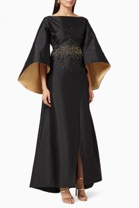 Zinnia Beaded Satin Dress