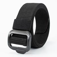 Men's Belt Nylon Belt Outdoor Belt Waist Belt Black Navy Blue Nylon Adjustable Heavy-Duty Plain Outdoor Daily Lightinthebox