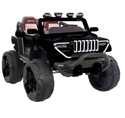 Megastar Ride On Hector 4WD Jeep XUV 12 V Big Sized 2 Seater Car For Kids - Black
