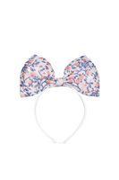 Giant Bow Floral Jacquard Headband - thumbnail