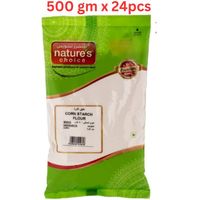 Natures Choice Corn Starch Flour 500g Pack Of 24 (UAE Delivery Only)