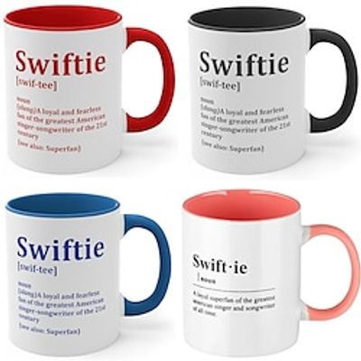 Coffee Mug Swiftie Merch for the Eras Music, Musician Tea Cup for Woman, Music Lovers Gifts for Fans, Christmas Gift Xmas Gift Lightinthebox